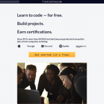 freeCodeCamp Webseite